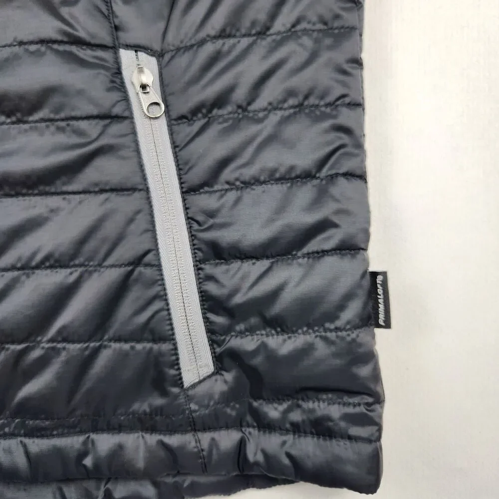 Charles River Radius Quilted Vest Primaloft Black Full Zip Womens M Pockets